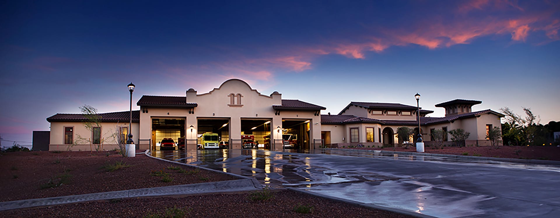 Firestation 1 in Yuma, AZ. - A project engineered by Core Engineering.