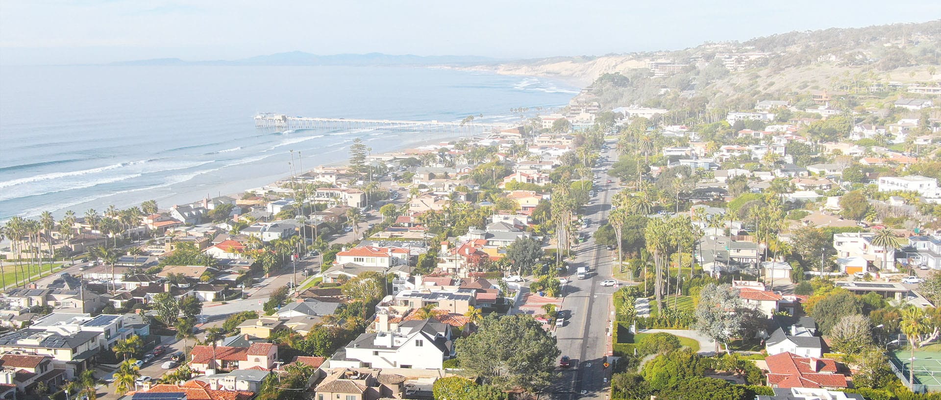 an aerial coastal view of San Diego, California during the daytime