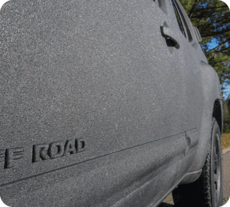 Over the Rail Bed Liner Application