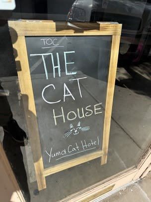 Cat House Sign