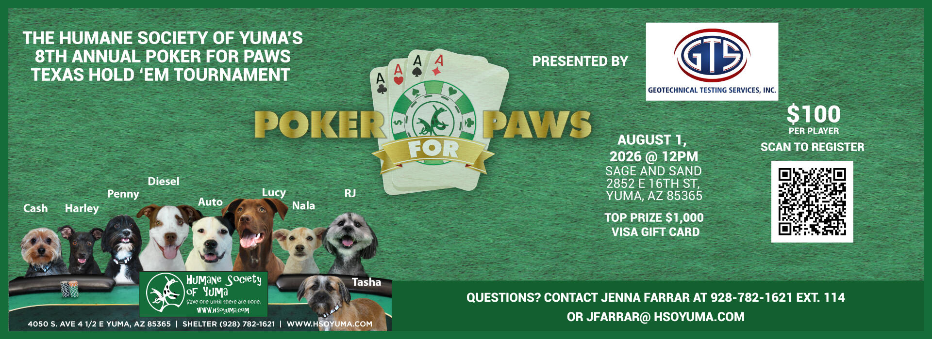 Poker for Paws