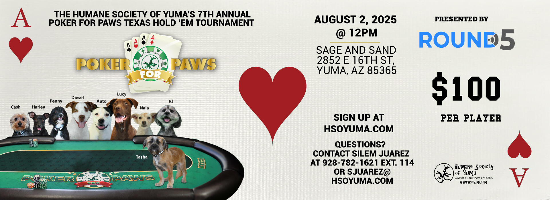 Poker for Paws