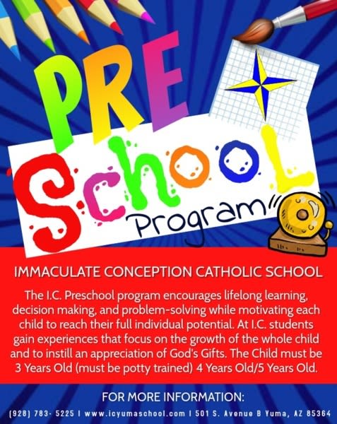 Pre School Program Flyer