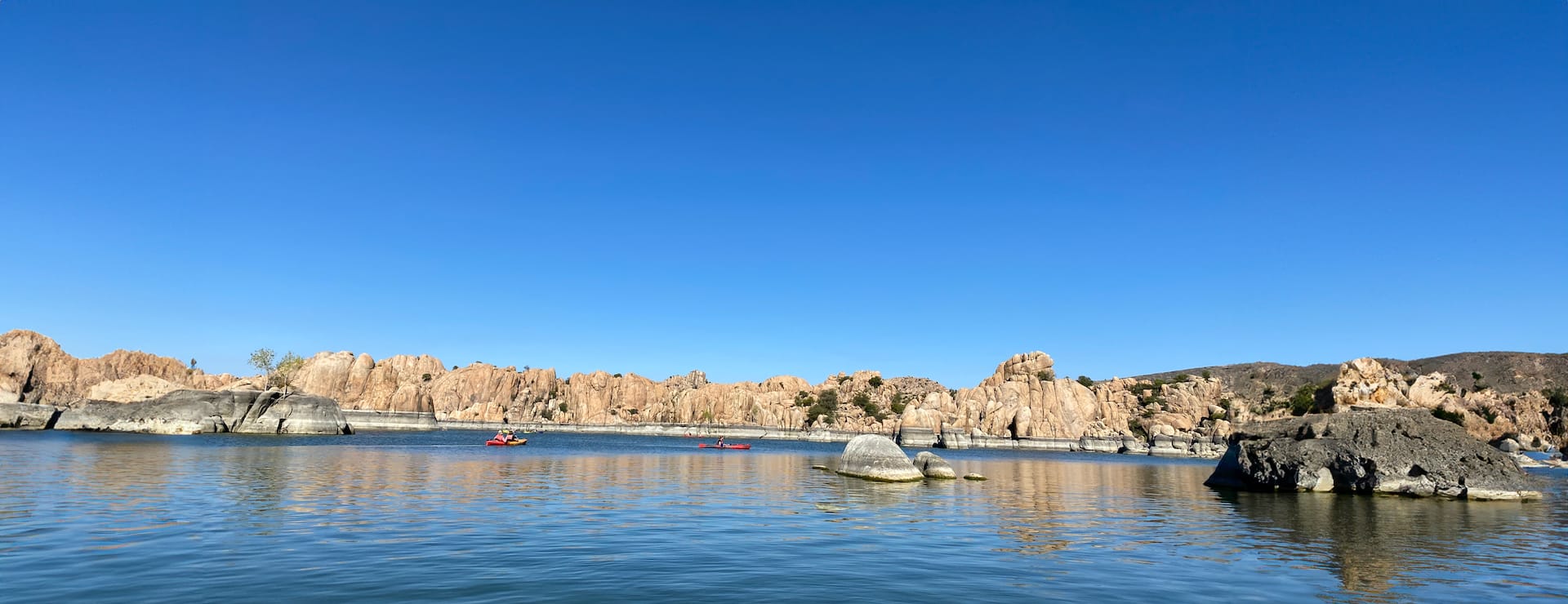 panoramic of watson lake. Prescott, Arizona