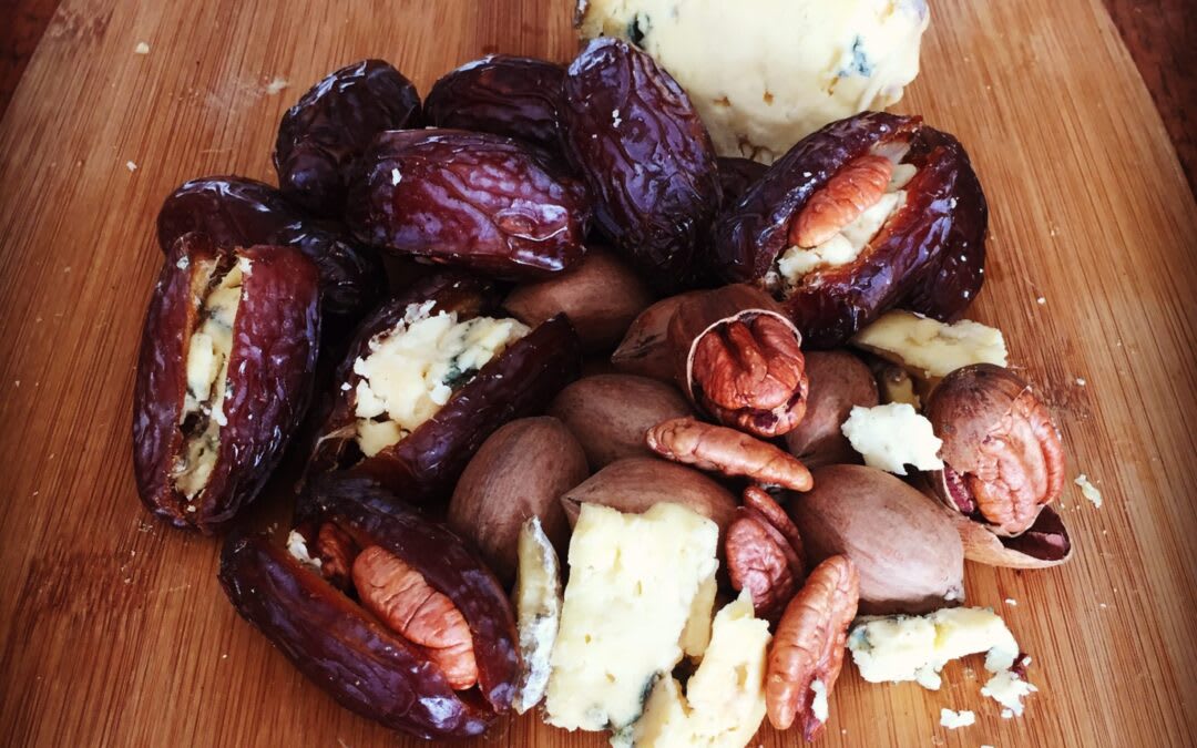 medjool dates cheese pecans