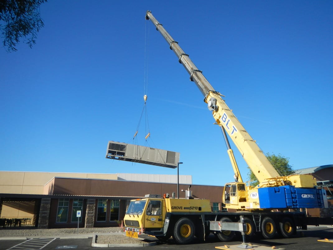 Commercial AC Crane Installation