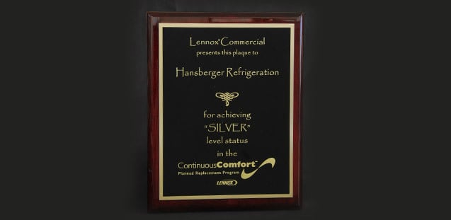 SILVER Continuous Comfort Award