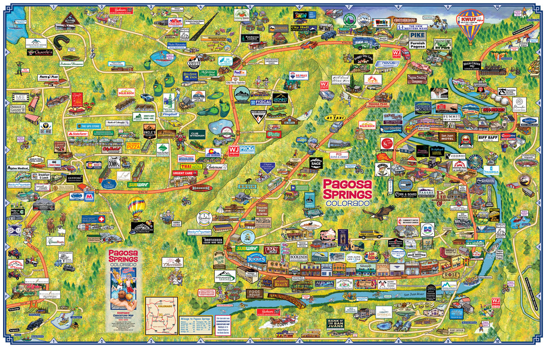 moes map Pagosa Springs