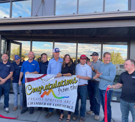 Pagosa Springs Chamber celebrating another new business opening.