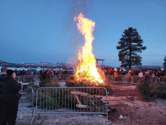 Winterfest bonfire