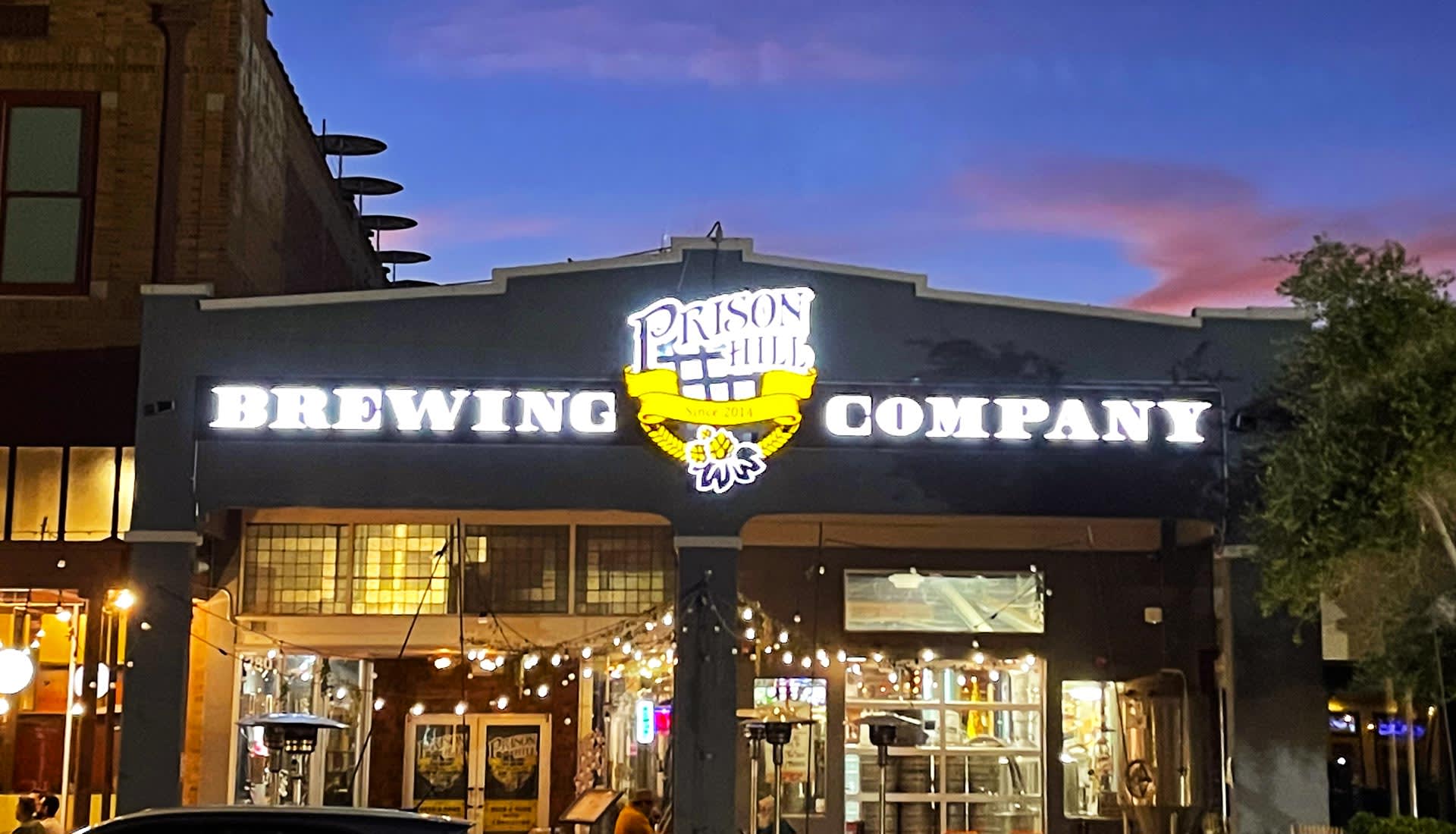 The front of Prison Hill Brewery