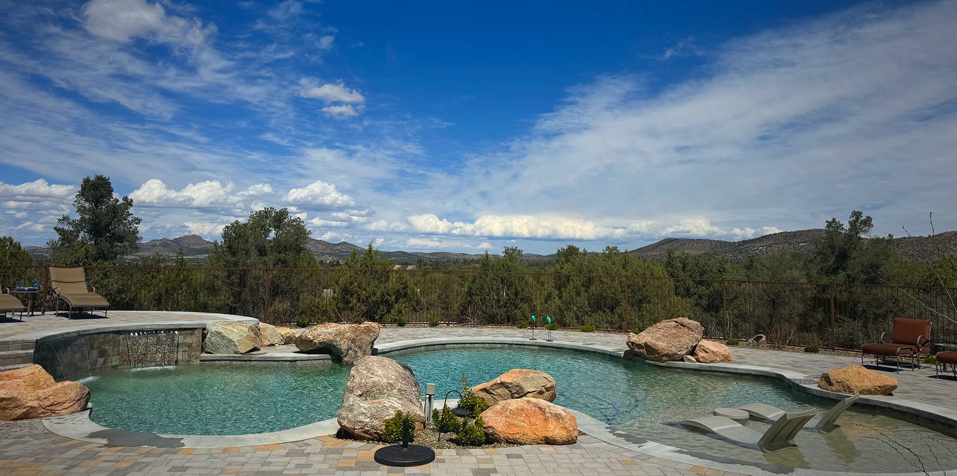 Client's Pool Cleaned and Serviced by Prescott Pool & Spa