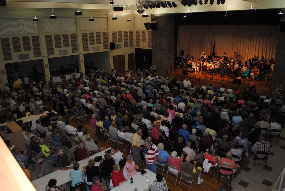 Concert and event venue inside Sun Vista RV Resort ballroom