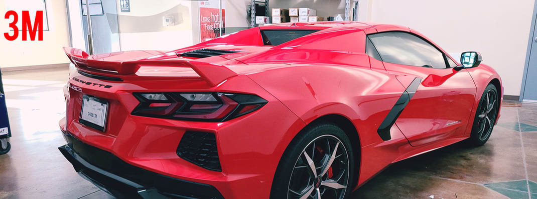 corvette with 3m window tint done by truckmates in Yuma, AZ