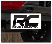 Truck with with Rough Country lift kit